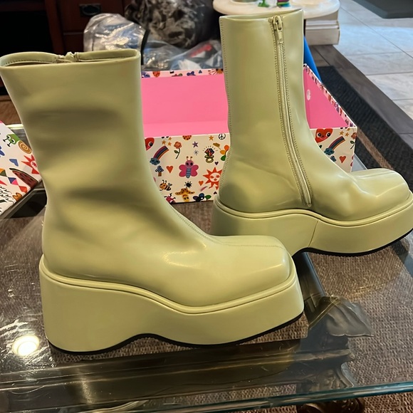 Free People Jeffrey Campbell platform boots - Picture 1 of 8